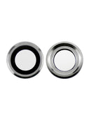 Lente de camara trasera para iPhone 6 Plus / 6S Plus (Plata) (Paquete de 10) (Zafiro real Premium)