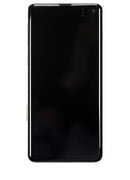 Pantalla USADA OLED con marco para Samsung Galaxy S10 (Negro Prism Ceramico)