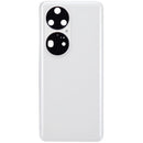 Tapa trasera con lente de camara para Huawei P50 Pro (Blanco Perla)