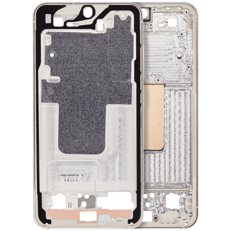 Marco central para Samsung Galaxy S23 5G (Version Internacional) (Crema)
