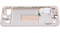Marco central para Samsung Galaxy S23 5G (Version Internacional) (Crema)