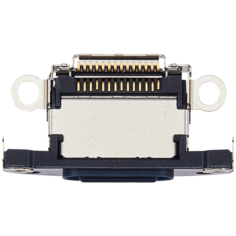 Puerto de carga para iPhone 15 Pro / 15 Pro Max (Titanio Negro) (Paquete de 10)