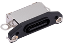 Puerto de carga para iPhone 15 Pro / 15 Pro Max (Titanio Negro) (Paquete de 10)