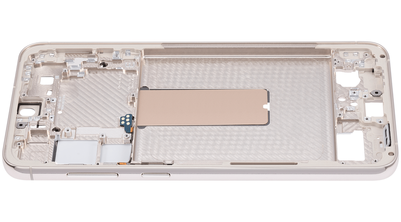 Marco medio para Samsung Galaxy S23 Plus 5G (Version internacional) (Crema)
