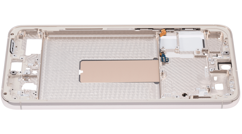 Marco medio para Samsung Galaxy S23 Plus 5G (Version internacional) (Crema)