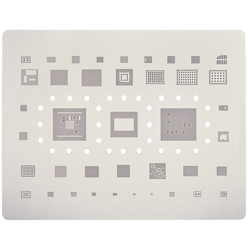 Stencil de Reballing para IC Chip Samsung Galaxy S22 / S22 Plus / S22 Ultra