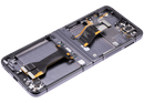 Pantalla OLED interna con marco para Samsung Galaxy Z Flip 5 5G (Grafito) (Reacondicionado)