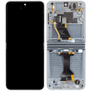 Pantalla OLED con marco para Samsung Galaxy Z Flip 5 5G (Azul) (Reacondicionado)