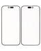 Vidrio frontal con OCA pre-instalado para iPhone 15 Pro (2 piezas)