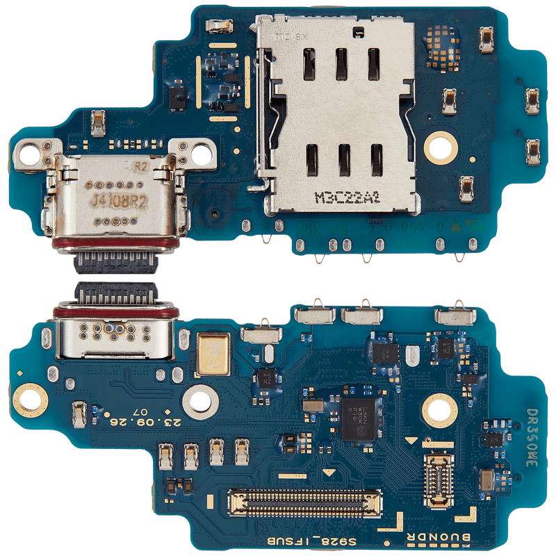 Puerto de carga con lector de tarjeta SIM para Samsung Galaxy S24 Ultra 5G (S928B) (Version internacional)