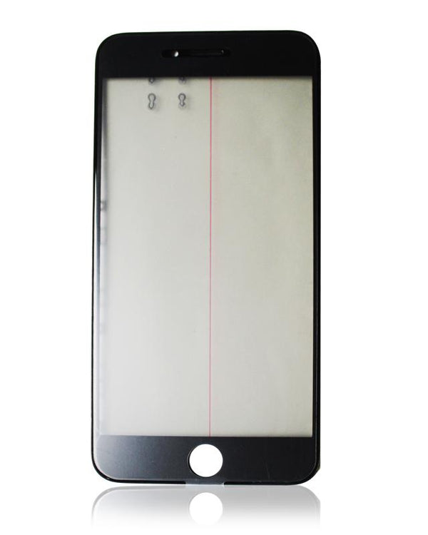Vidrio con marco/OCA/polarizador para iPhone 6 Plus (Negro)