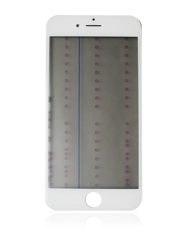 Cristal con marco, OCA y polarizador pre-instalado para iPhone 6 (Blanco)