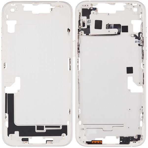 Carcasa media con boton de encendido y volumen para iPhone 14 Plus (Version internacional) (Starlight)