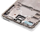 Pantalla OLED con marco para Samsung Galaxy A72 (A725 / 2021) Original (Blanco Asombroso)