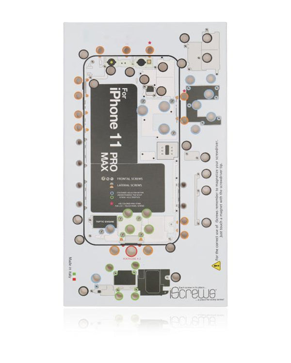 Tapete de posicionamiento iScrews para iPhone 11 Pro Max