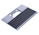 Carcasa superior con teclado y microfono para MacBook Retina 12" A1534 (Principios de 2015) (Ingles EE.UU.) (Gris Espacial)