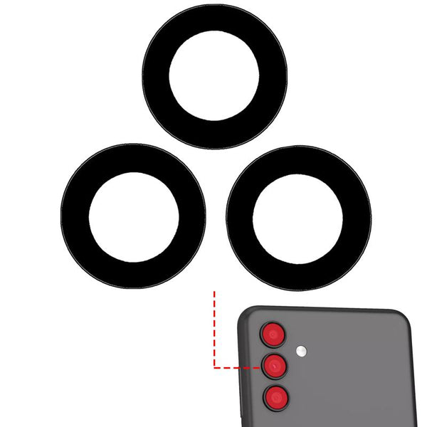 Lente de Camara Trasera (solo vidrio) con adhesivo para Samsung Galaxy M14 (M146 / 2023) (Paquete de 10)
