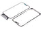 4 en 1 con marco para iPhone 13 Pro Max (Cristal frontal + OCA + Touch corto + OCA pre-instalado)