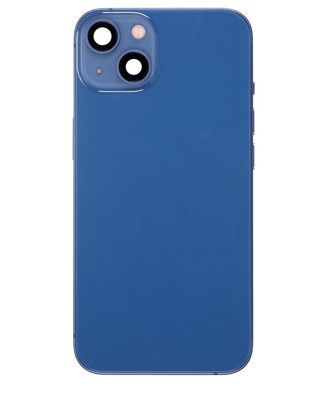 Tapa trasera para iPhone 13 con componentes pequeños pre-instalados (Versión Internacional) (Azul)