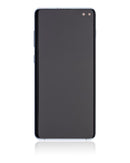 Pantalla OLED con marco para Samsung Galaxy S10 Plus Azul Prisma