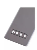 Tapa trasera con lente de camara para Samsung Galaxy S10 original (Prism Black)