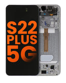 Pantalla USADA OLED con marco para Samsung Galaxy S22 Plus 5G (Blanco Fantasma)