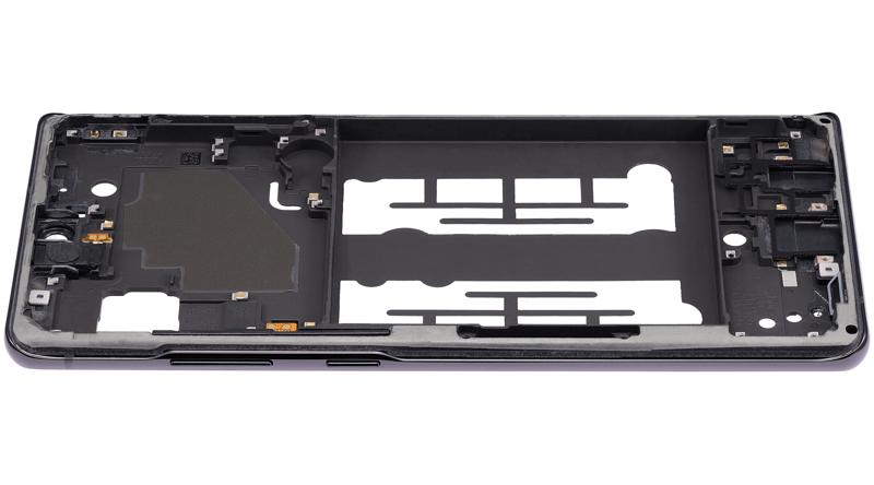 Marco intermedio para Samsung Galaxy A71 5G UW (Prism Crush Black)