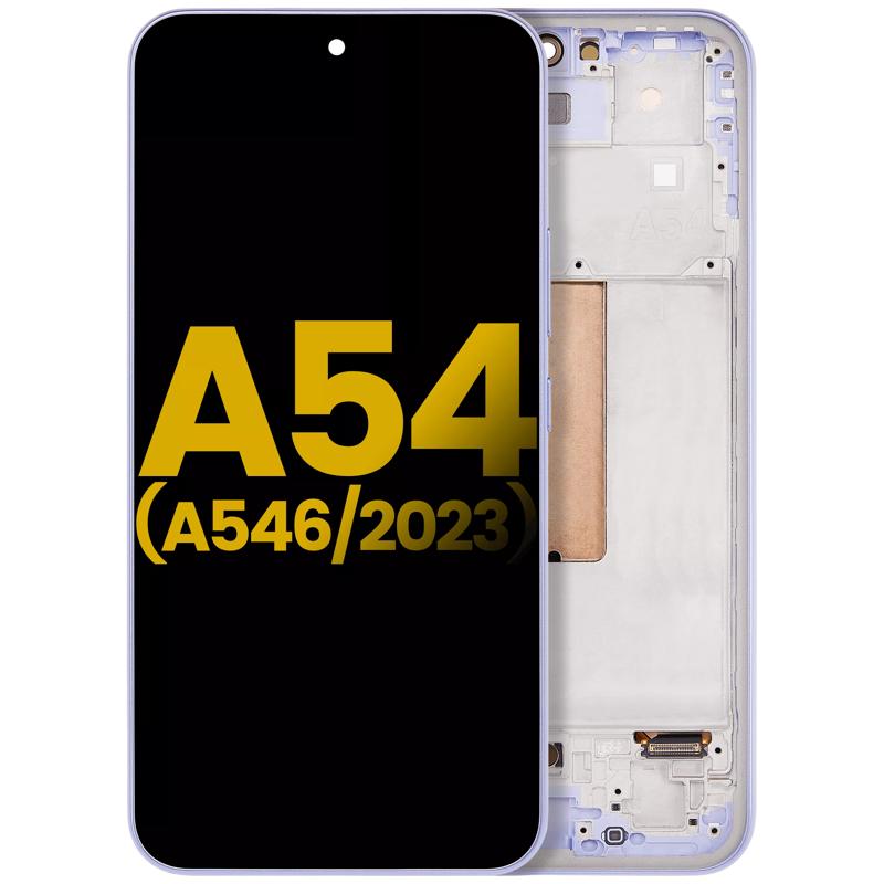 Pantalla OLED con marco para Samsung Galaxy A54 5G (A546 / 2023) Violeta