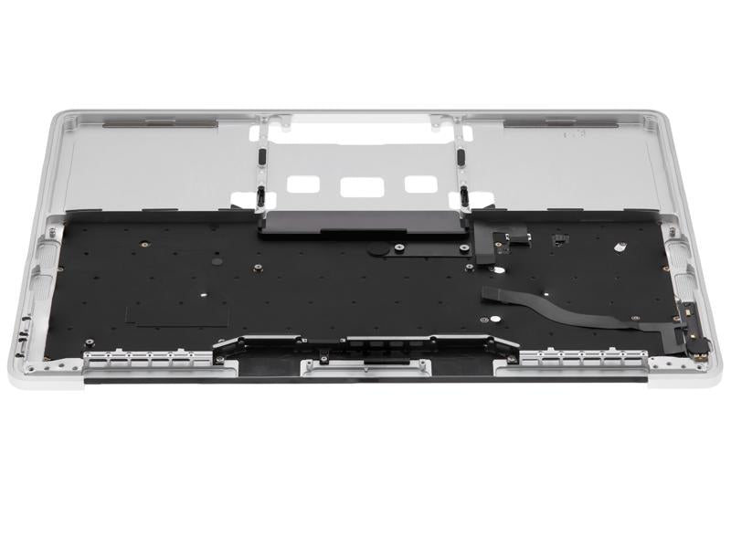 Carcasa superior con teclado para MacBook Pro 13" Retina (A1708 / Fines de 2016 / Mediados de 2017) Teclado UK (Usado OEM: Grado nuevo) (Plata)