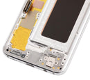 Pantalla OLED con marco para Samsung Galaxy S8 (Usado original Grado B/C) (Plata artico)