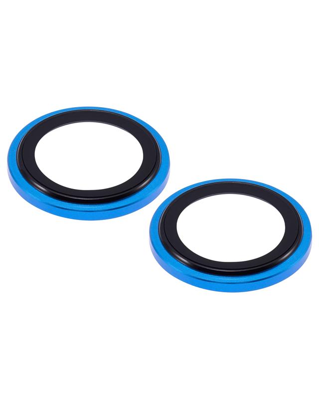 Protector de lente de camara Casper para iPhone 13 / 13 Mini (Azul) (Transparente)