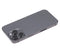 Tapa trasera con componentes para iPhone 13 Pro (Version US) (Sin logo) (Grafito)