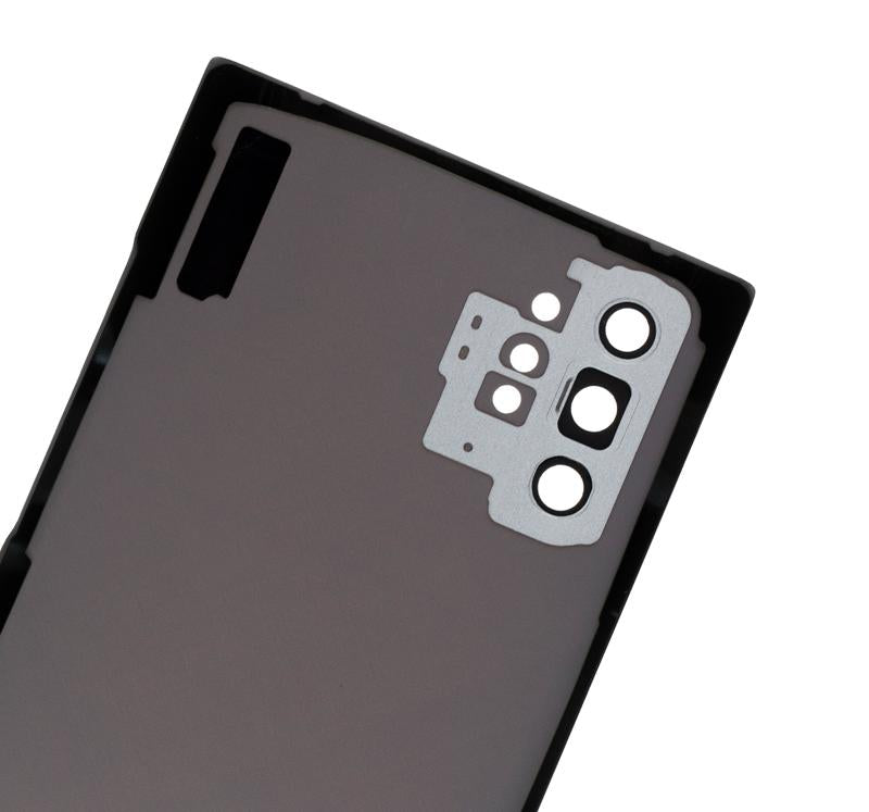 Tapa trasera con lente de camara para Samsung Galaxy Note 10 Plus / 5G (Aura Glow / Plata)