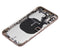 Tapa trasera para iPhone XS con componentes pequenos pre-instalados (Dorado)