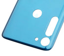 Tapa trasera para Motorola Moto G8 Power (XT2041-1 / XT2041-3 / 2020) color Azul Capri