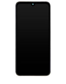 Pantalla LCD con marco para LG Q60 / K50 (2019) Azul Marroqui (Reacondicionado)
