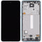 Pantalla OLED con marco para Samsung Galaxy A52 4G / A52 5G / A52S 5G (Azul)