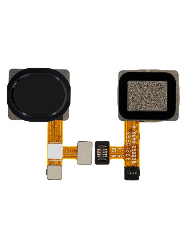Lector de huellas con cable flex para Samsung Galaxy A21 (Negro)