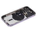 Tapa trasera para iPhone 14 Pro con componentes pequenos pre-instalados