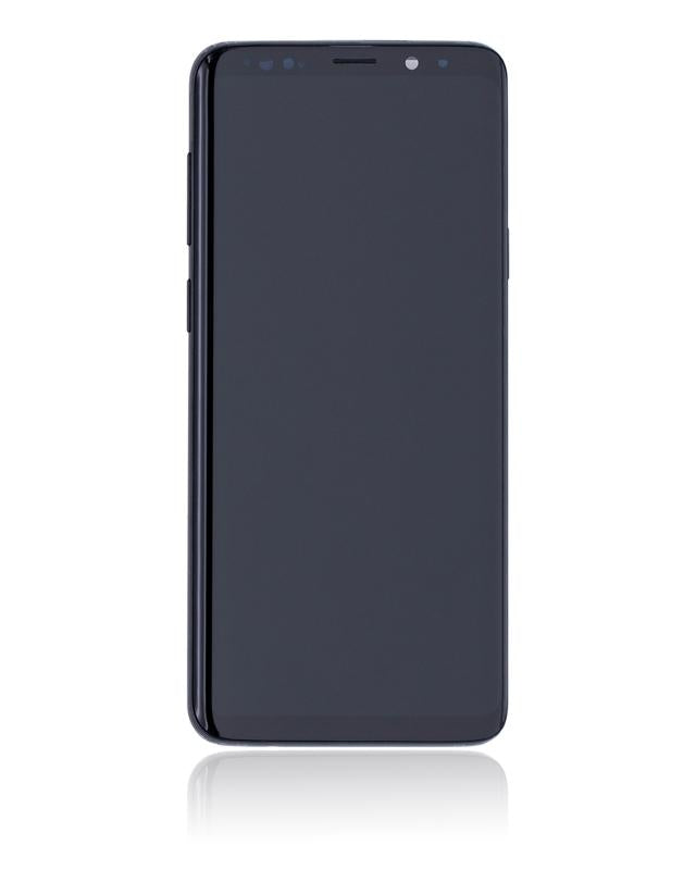 Pantalla OLED con marco para Samsung Galaxy S9 Plus (Reacondicionado) (Negro Medianoche)