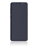 Pantalla OLED para Samsung Galaxy S9 Plus con marco (Negro Medianoche)
