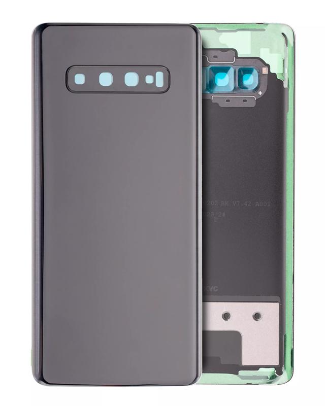 Tapa trasera con lente de camara para Samsung Galaxy S10 Plus (Original) (Prism Black)