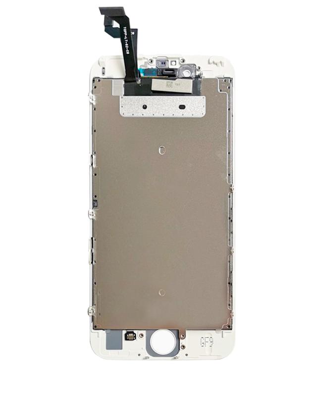 Pantalla LCD para iPhone 6S con placa de metal (Blanco)