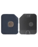 Soporte de flex de linterna / encendido con malla de microfono para iPhone 11 Pro Max (Oro) (Paquete de 10)