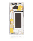 Pantalla OLED con marco para Samsung Galaxy S8 (Usado original Grado B/C) (Plata artico)