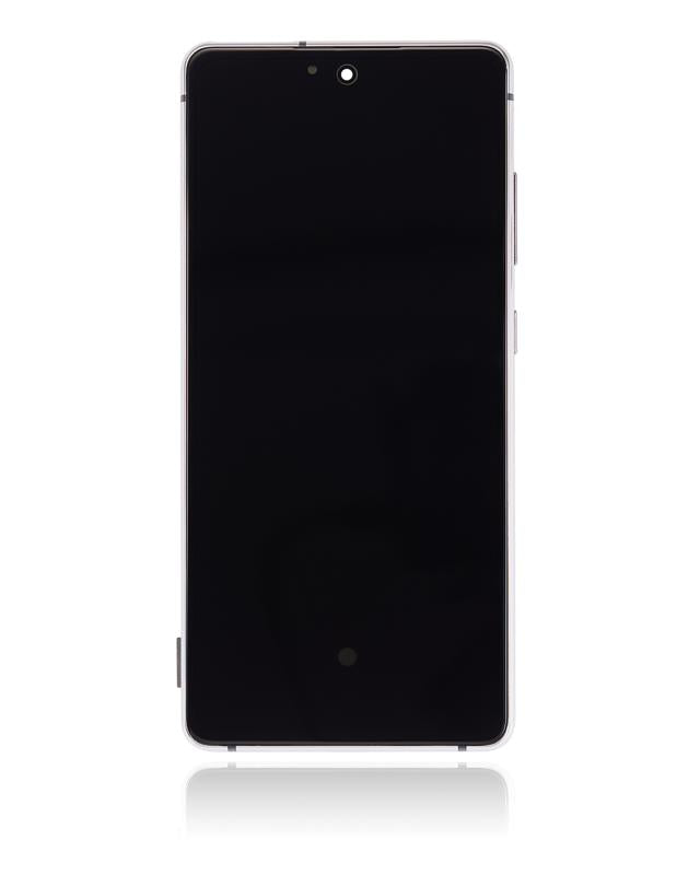 Pantalla OLED con marco para Samsung Galaxy S20 FE 4G / 5G (Blanco Nube)