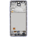 Pantalla OLED para Samsung A72 con marco (Awesome Violet)