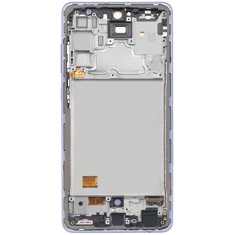 Pantalla OLED para Samsung A72 con marco (Awesome Violet)