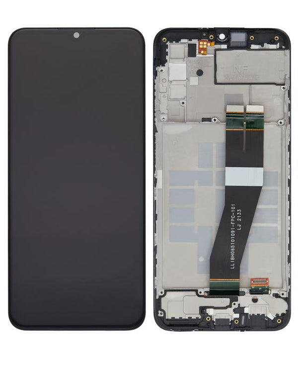 Pantalla LCD con marco para Samsung Galaxy A03s (A037M / 2021) (Sim unica) (Marco tipo C) (Reacondicionada) (Todos los colores)