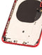 Tapa trasera para iPhone 8 Plus con componentes pequenos pre-instalados (Usado, original, Grado B) (Rojo)